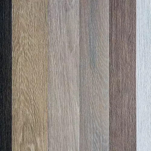 laminate flooring samples in building supplies store